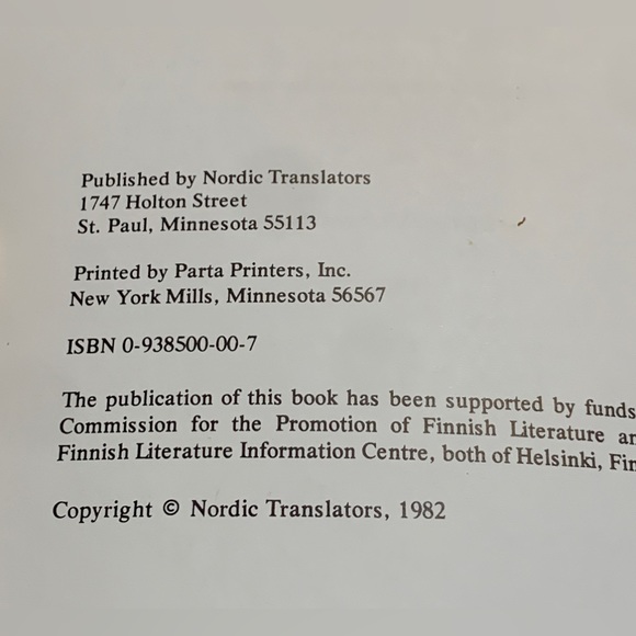 Vintage Paperback Book FINNISH SHORT STORIES by Nordic Translators 1982 - Picture 13 of 16